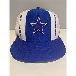 Dallas Cowboys NFL Football Hat Cap Large Snapback AJD Lucky Stripes Made IN USA
